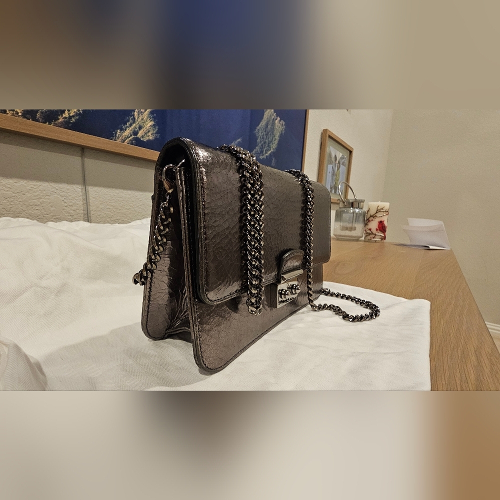 Dior Metallic Silver Chain Bag - Picture 4 of 8